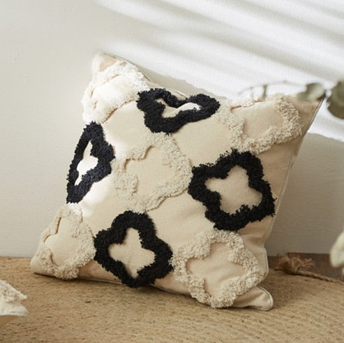 Embroidered Pillow Cover