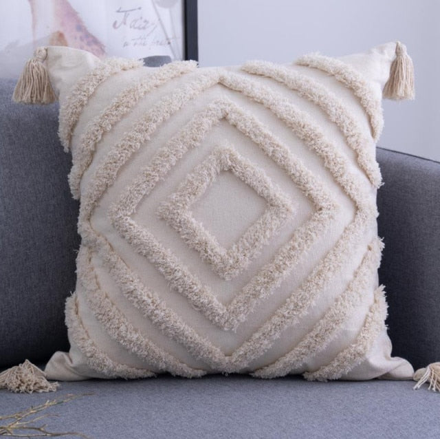 Embroidered Pillow Cover