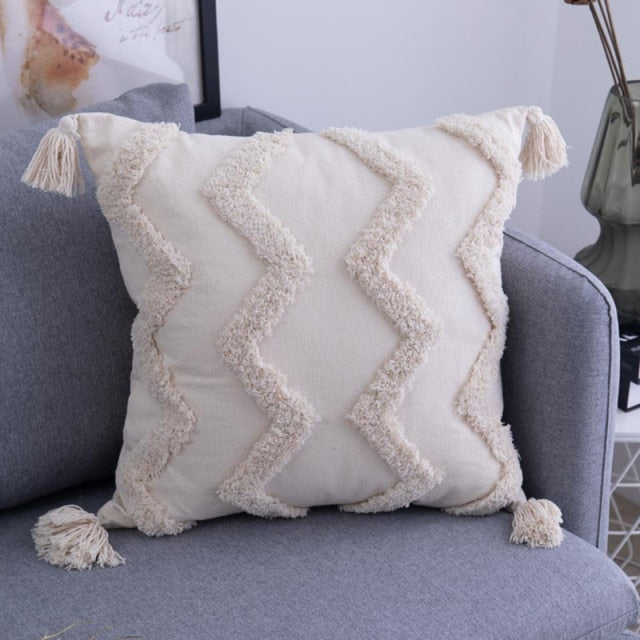Embroidered Pillow Cover