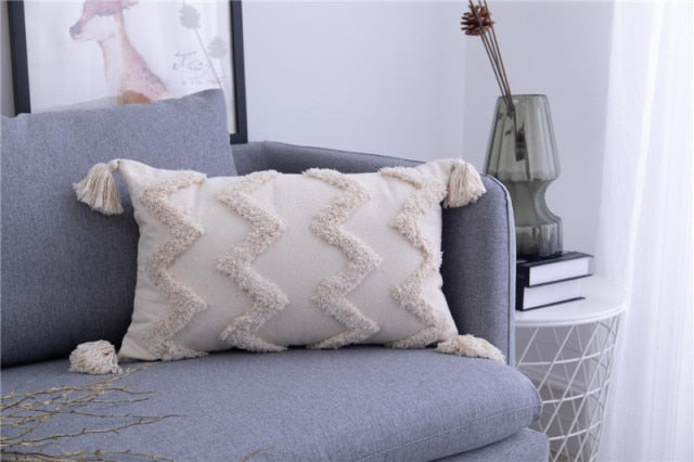 Embroidered Pillow Cover