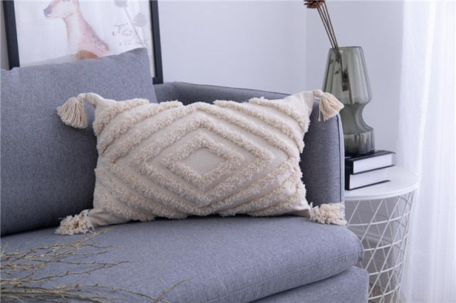 Embroidered Pillow Cover