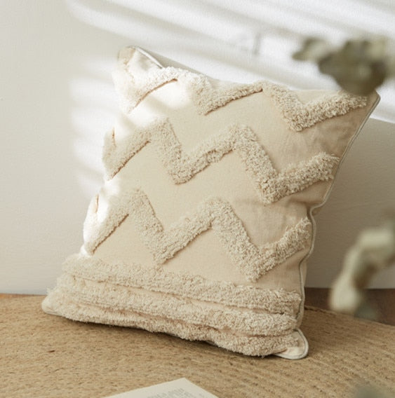 Embroidered Pillow Cover