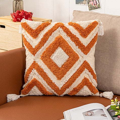 Embroidered Pillow Cover