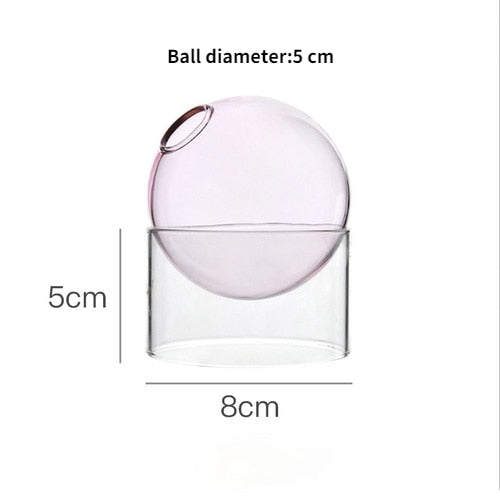 Mini Flower Round Vase