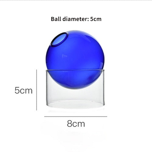 Mini Flower Round Vase