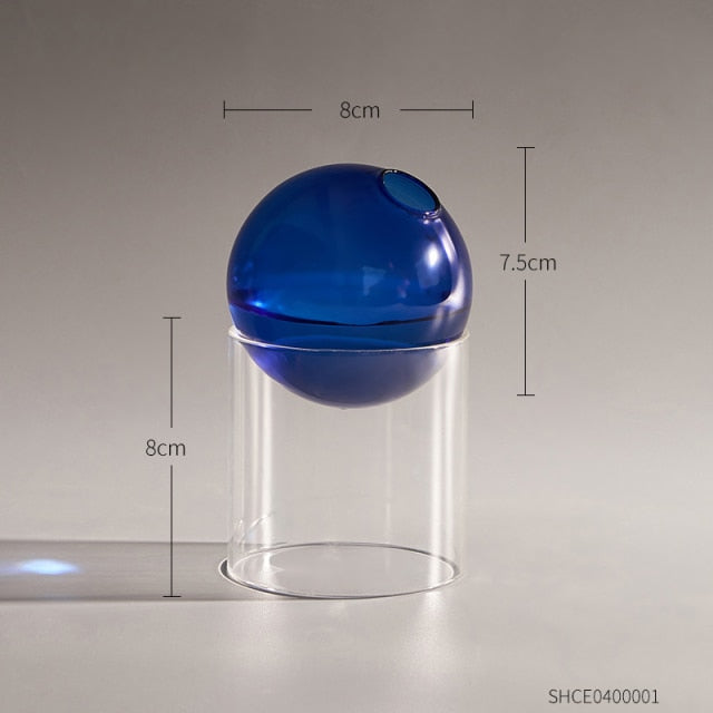 Mini Flower Round Vase