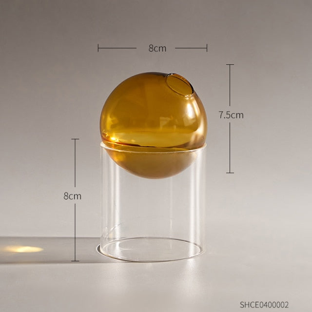 Mini Flower Round Vase