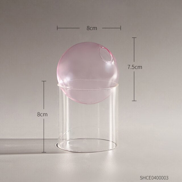 Mini Flower Round Vase