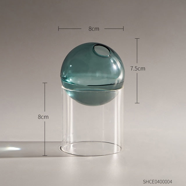 Mini Flower Round Vase