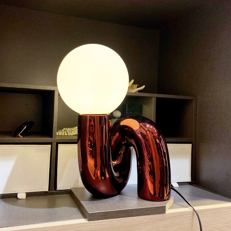 Resin Led Table Lamp