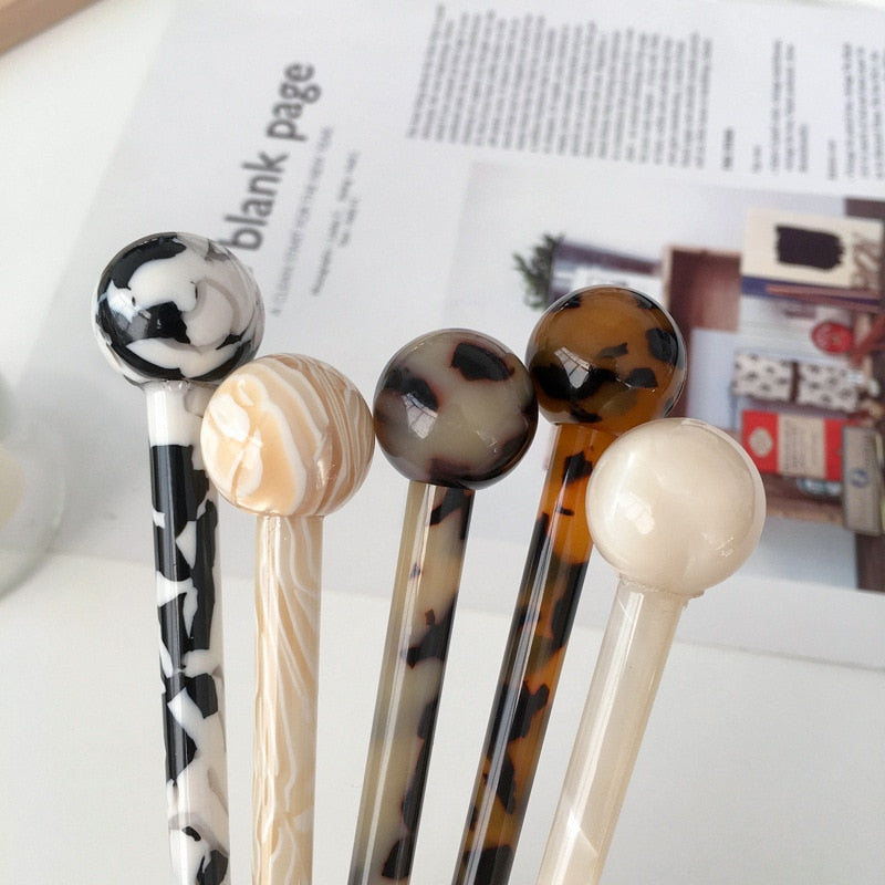 Hair Pin with Ball Detail