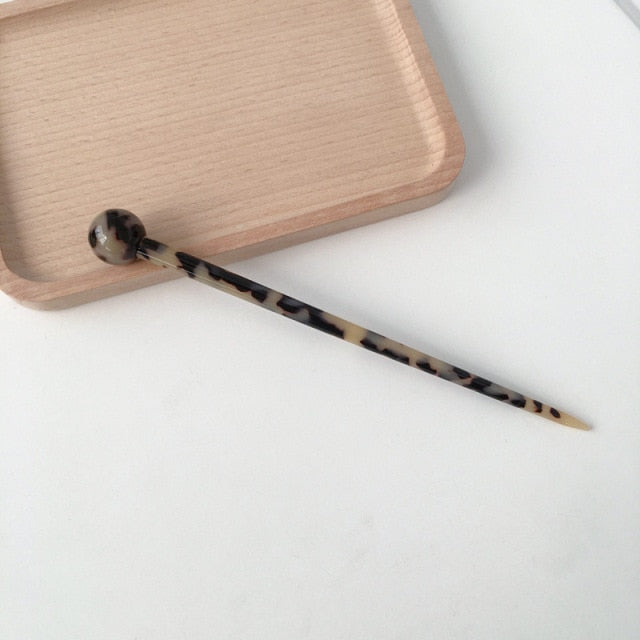 Hair Pin with Ball Detail