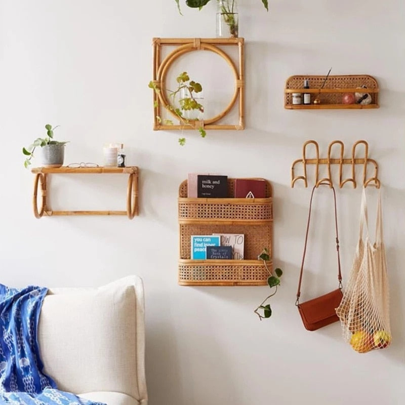 Rattan Bookshelf