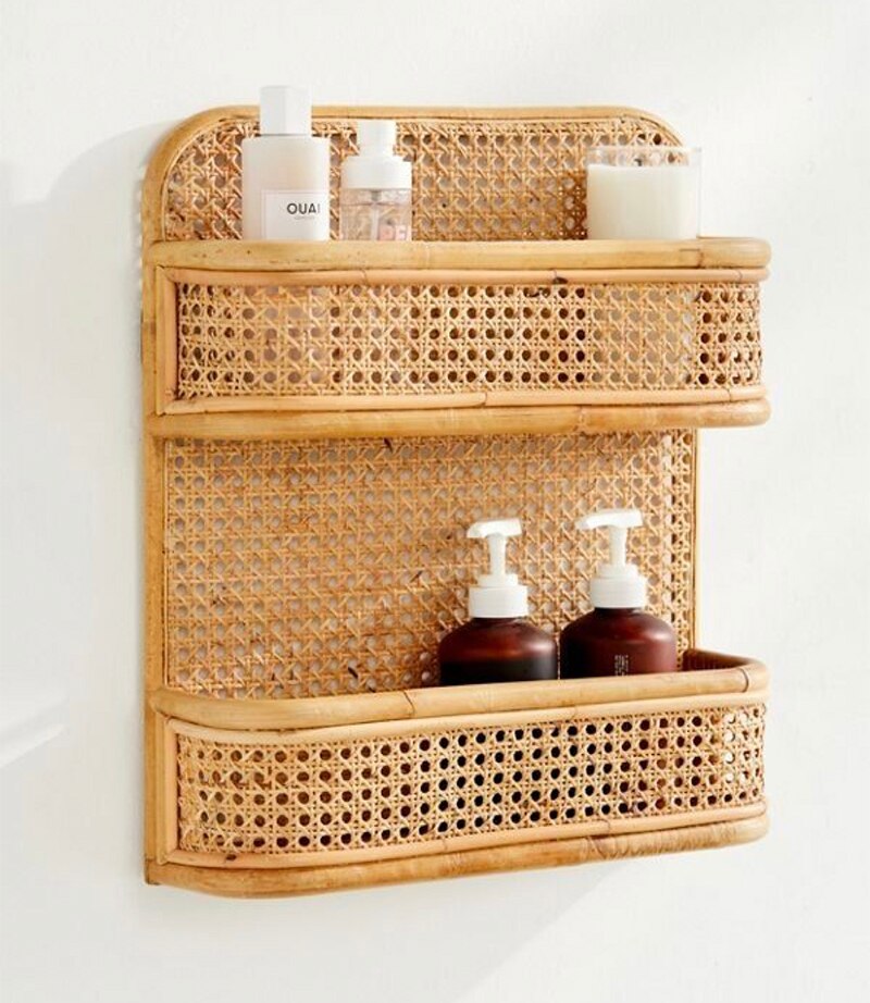 Rattan Bookshelf