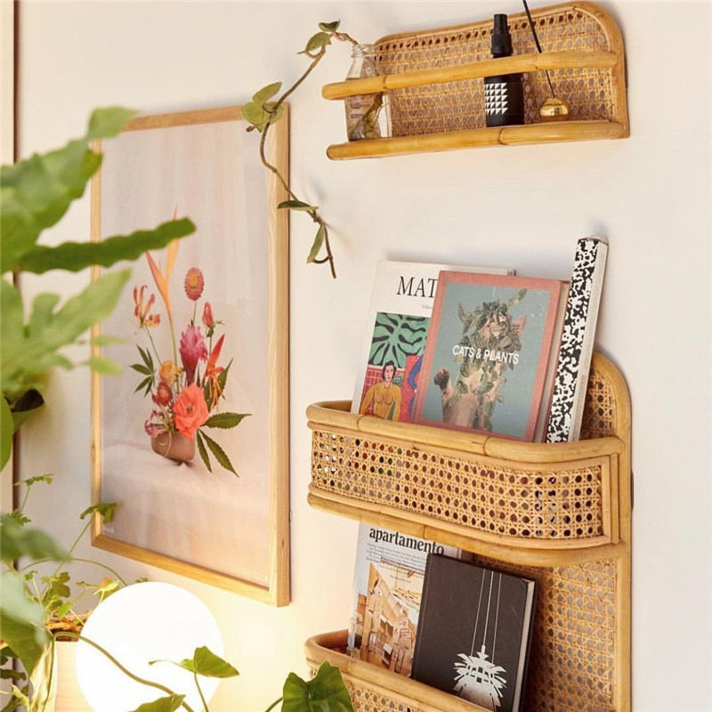 Rattan Bookshelf