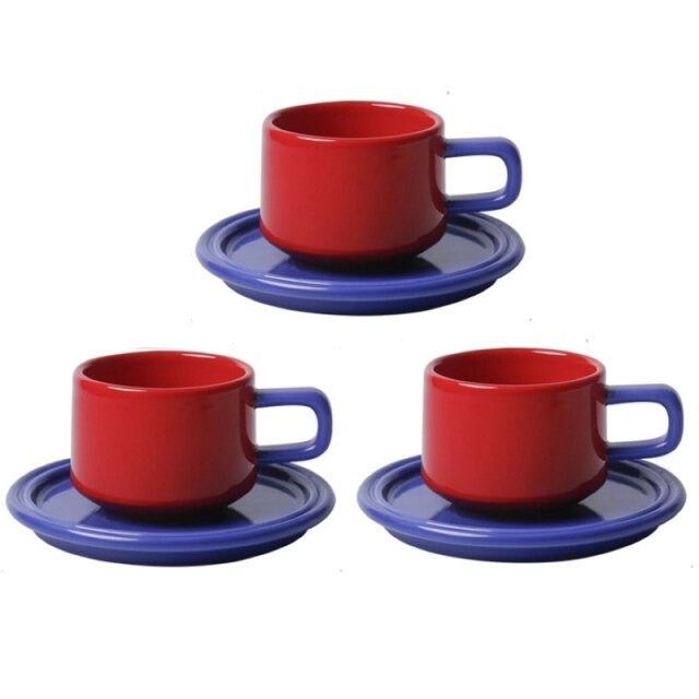 3 Coffee Cups Set
