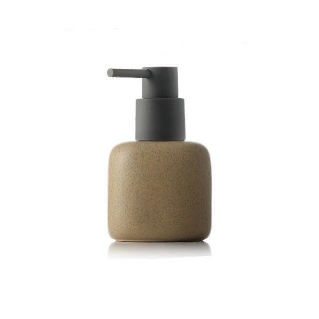 Small Soap Dispenser in Brown