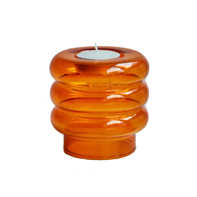 Dual Purpose Candle Holder in Orange