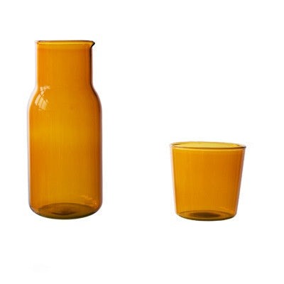 Water Jug & Glass Set in Orange