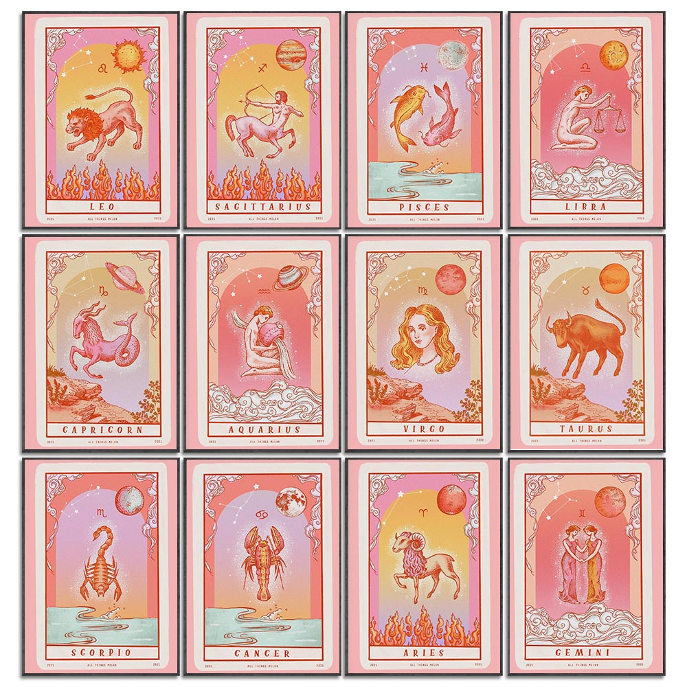 Star Sign Poster "Pisces"