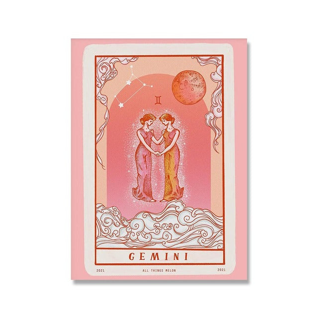 Star Sign Poster "Gemini"