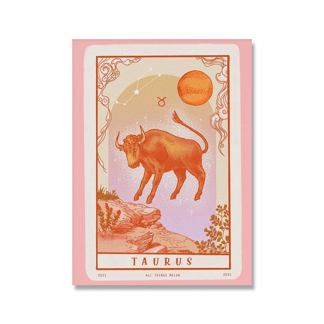 Star Sign Poster "Taurus"