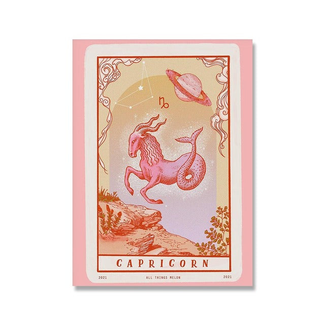 Star Sign Poster "Capricorn"