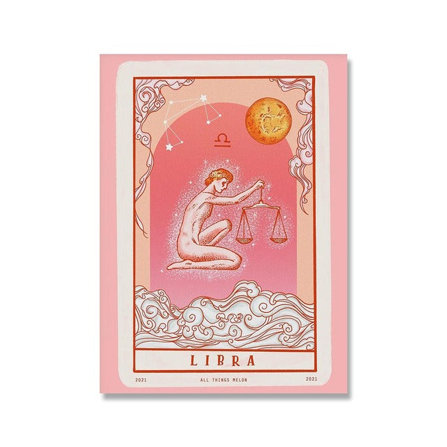 Star Sign Poster "Libra"