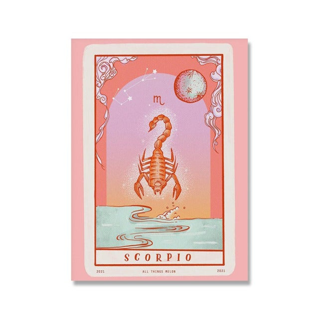 Star Sign Poster "Scorpio"