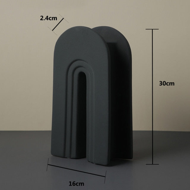 Ceramic Vase in Black