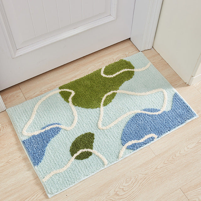 Bath Mat in Blue