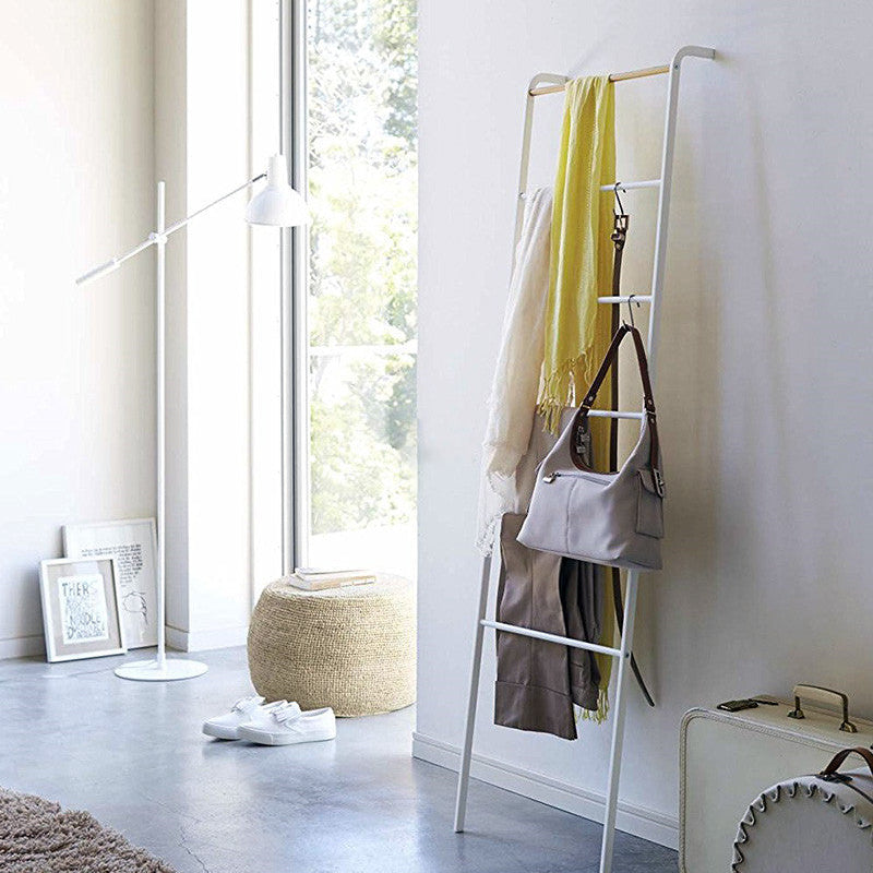 Minimalist Modern Clothes Rack in White