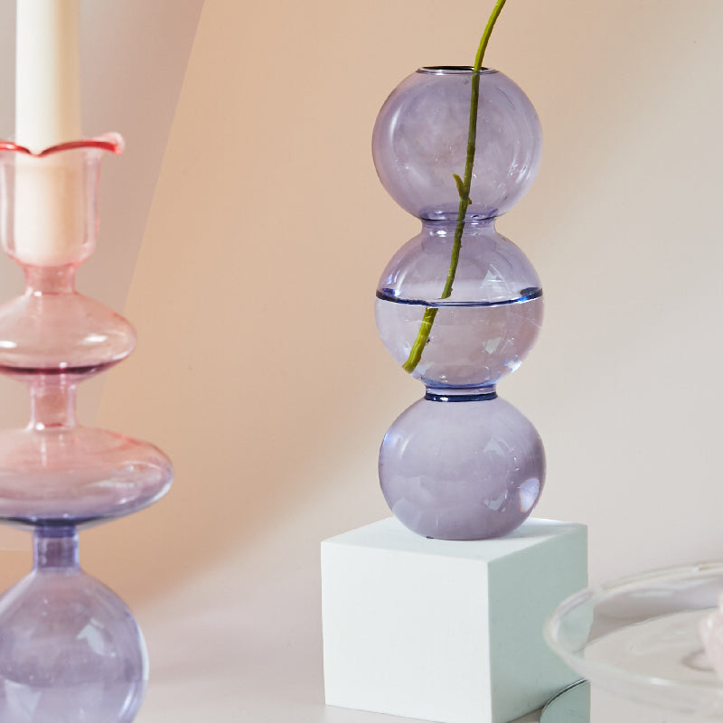Small Bubble Vase in Lilac