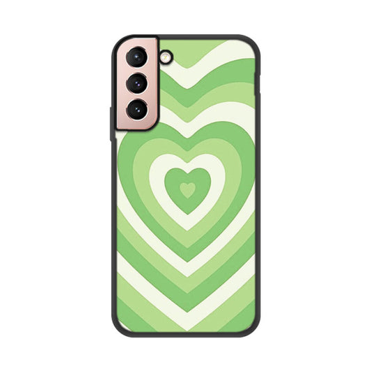 Samsung Case in Matcha Green Heart