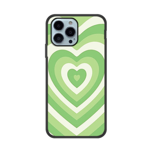 iPhone Case in Green Heart