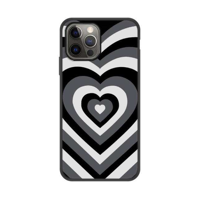 iPhone Case in Black Heart