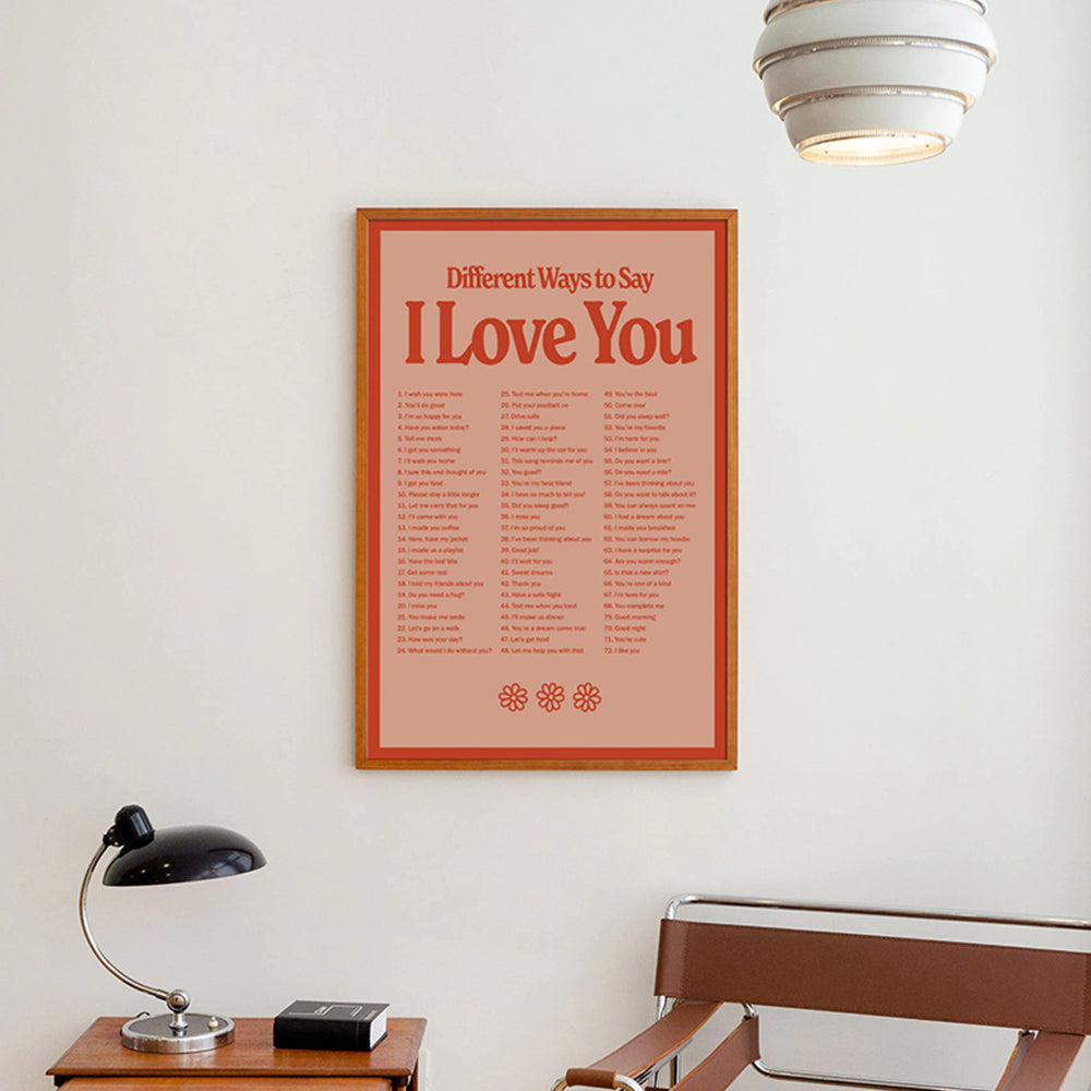 "Different Ways to Say I Love You" Canvas Print