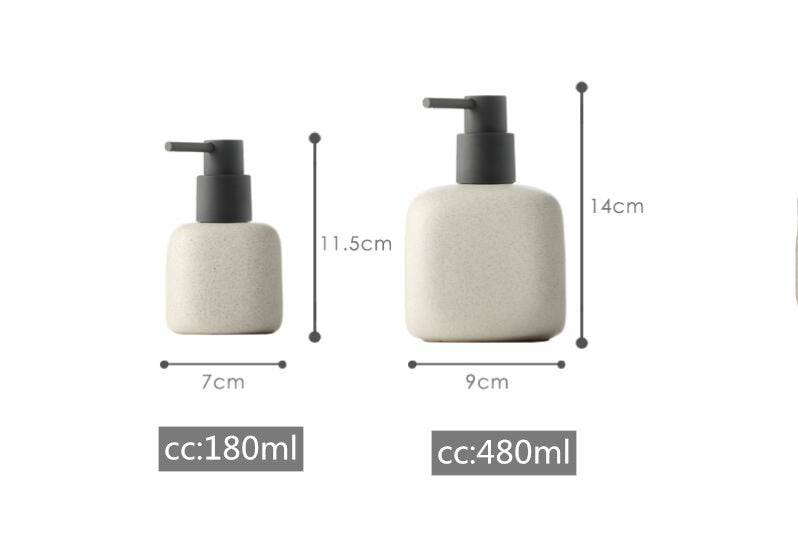 Large Soap Dispenser in Brown