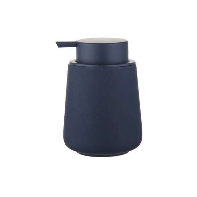 Ceramic Soap Dispenser in Navy