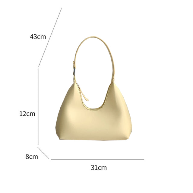 Baguette Bag in Beige Cream