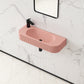 Artificial Stone Wall Sink in Coral