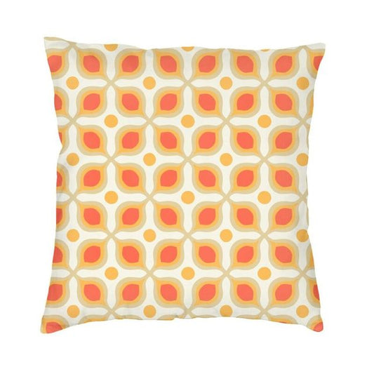Geometric Print Pillow Case in Multi