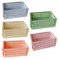 Collapsible Plastic Crate in Yellow