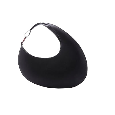 Crescent Shape Shoulder Bag in Black