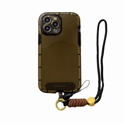 Lanyard iPhone Case in Brown