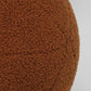 Ball Shaped Plush Cushion in Brown