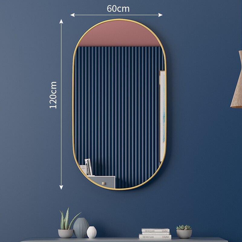 Hole-free Wall Hanging Mirror