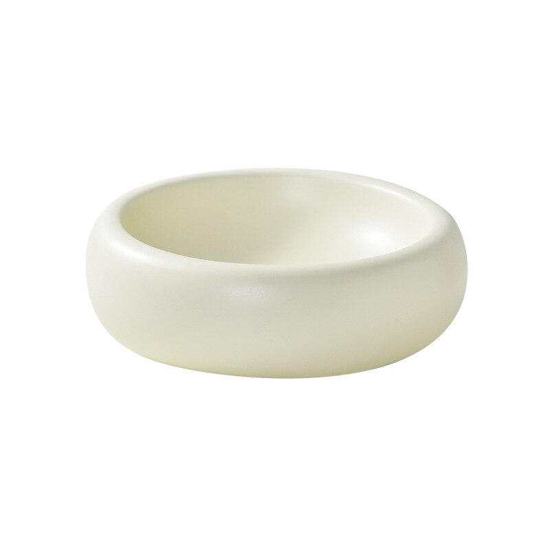 Single Pet Bowl in Cream