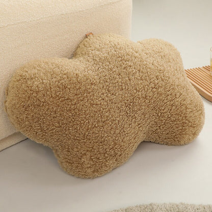 Cloud Fluffy Pillow in Brown