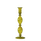 Candle Holder in Olive Green